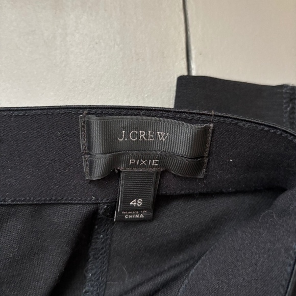 J. Crew Classic Version Pixie Pant Black 4S - Picture 4 of 7